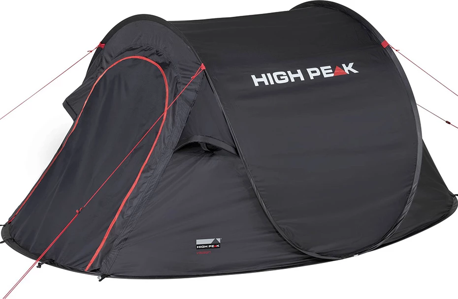 Šotor za turizem High Peak Vision 3, črn