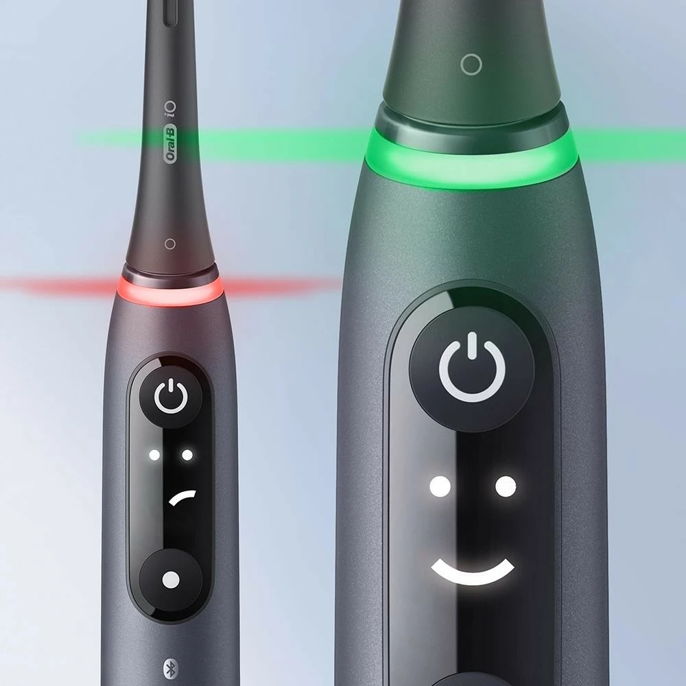 Električna zobna ščetka, Oral-B iO 4210201363026, za odrasle, vrtljiva, dnevna nega, globinsko čiščenje, nega dlesni, občutljivost, beljenje, črna