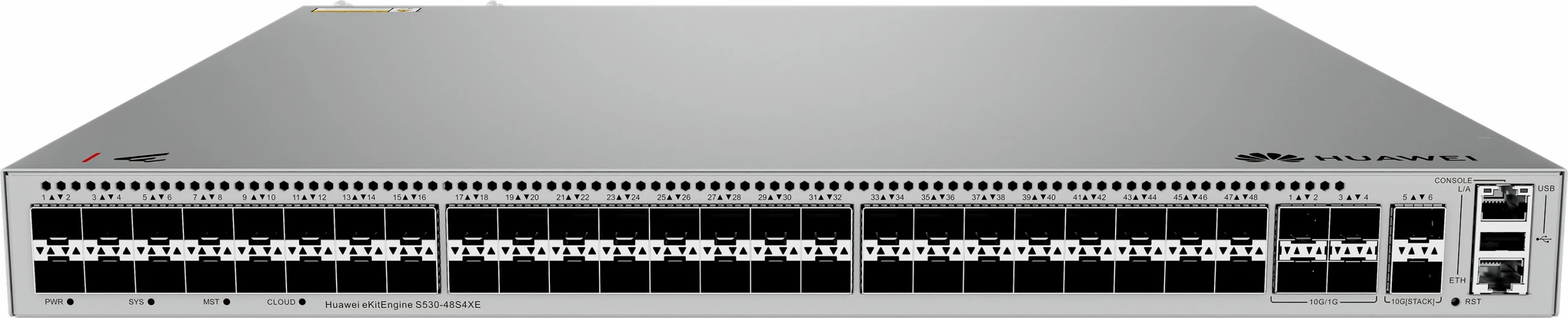 Upravljani L3 switch eKit S530-48S4XE, HUAWEI, Rack 1U