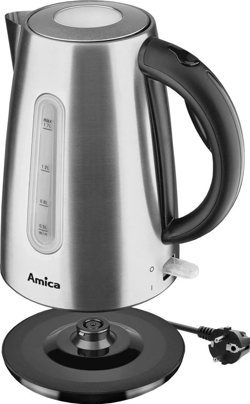 Električni čajnik 1,7 l Amica KF 4033, srebrn