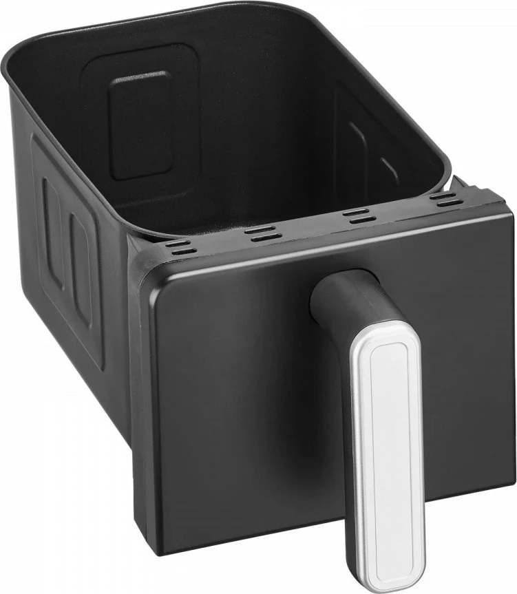 Friteza na vroč zrak z dvema komorama Amica AFM 7020, 8 L, 2400 W, zaslon na dotik, opazovalno okno, črna