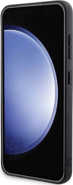 Ovitek za telefon s karbonskim potiskom Ferrari za Samsung Galaxy S24, črn