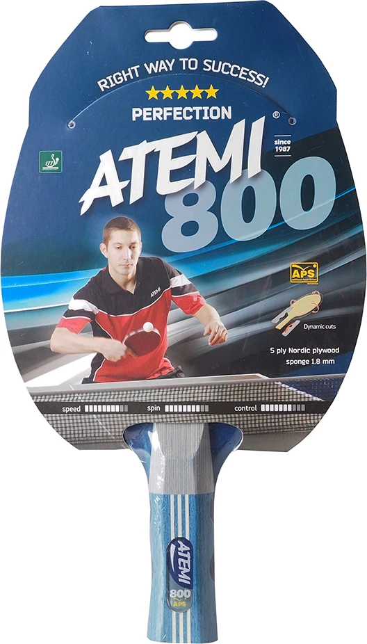Anatomski lopar za namizni tenis Atemi 800, uniseks