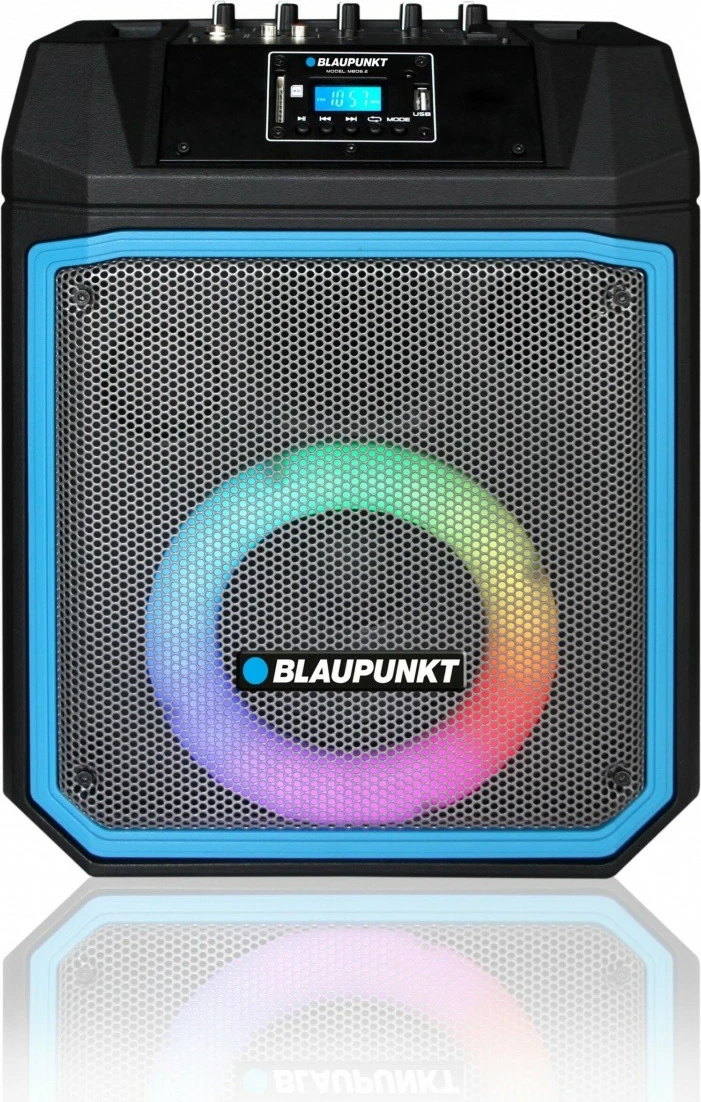 Zvočnik Blaupunkt MB06.2, 500 W, Bluetooth, Karaoke, LED, črn