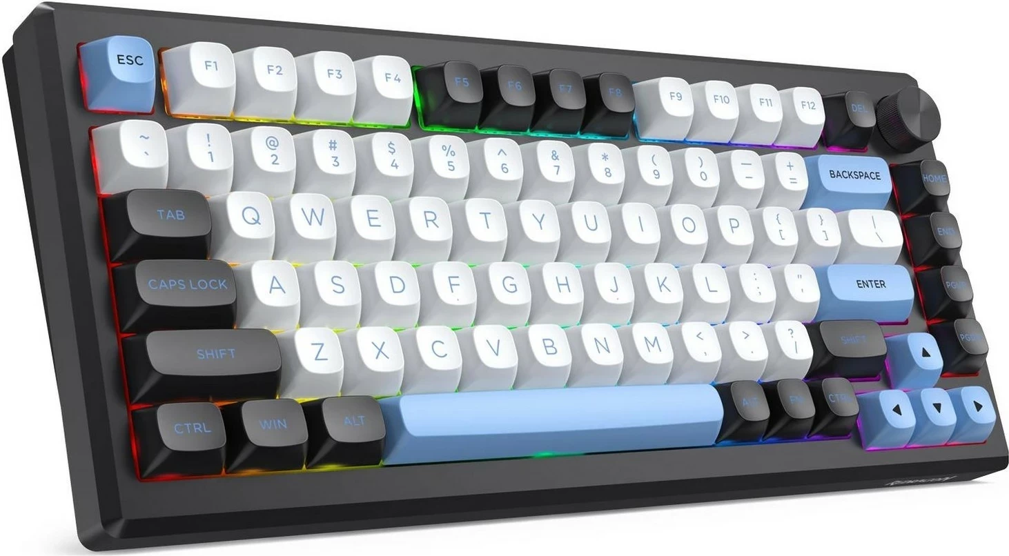 Mehanska tipkovnica Redragon Uranus Pro K732WLB-RGB-PRO 82, RGB, brezžična/prek kabla, črna