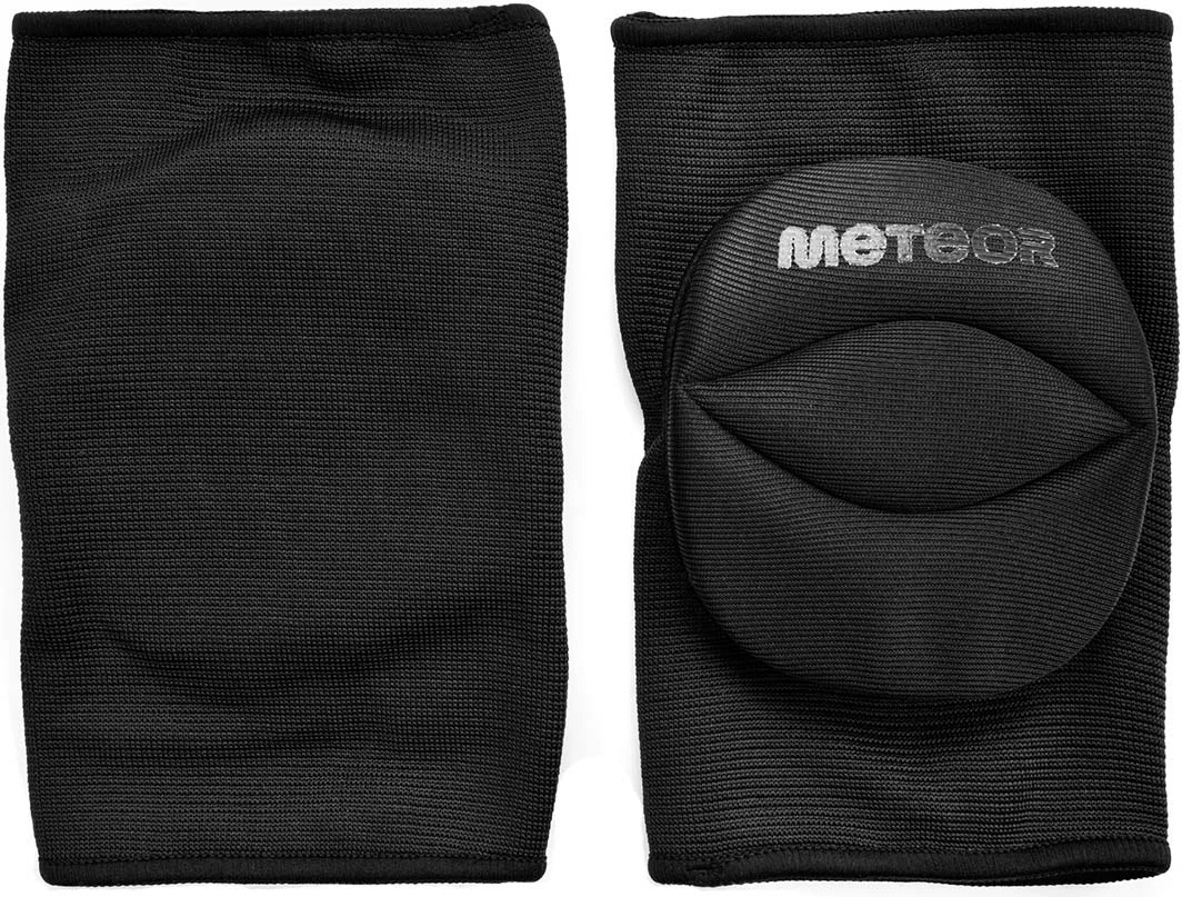 Podporne ščitnike za kolena za odbojko Meteor, unisex, črne