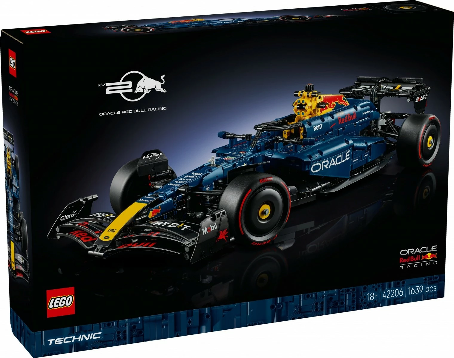 Model F1 Oracle Red Bull Racing RB20, 1639 kosov, moder