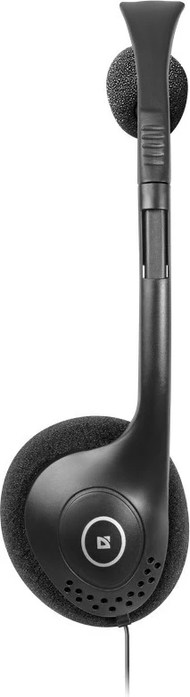 Kabelske slušalke z mikrofonom Defender Aura 102, črne