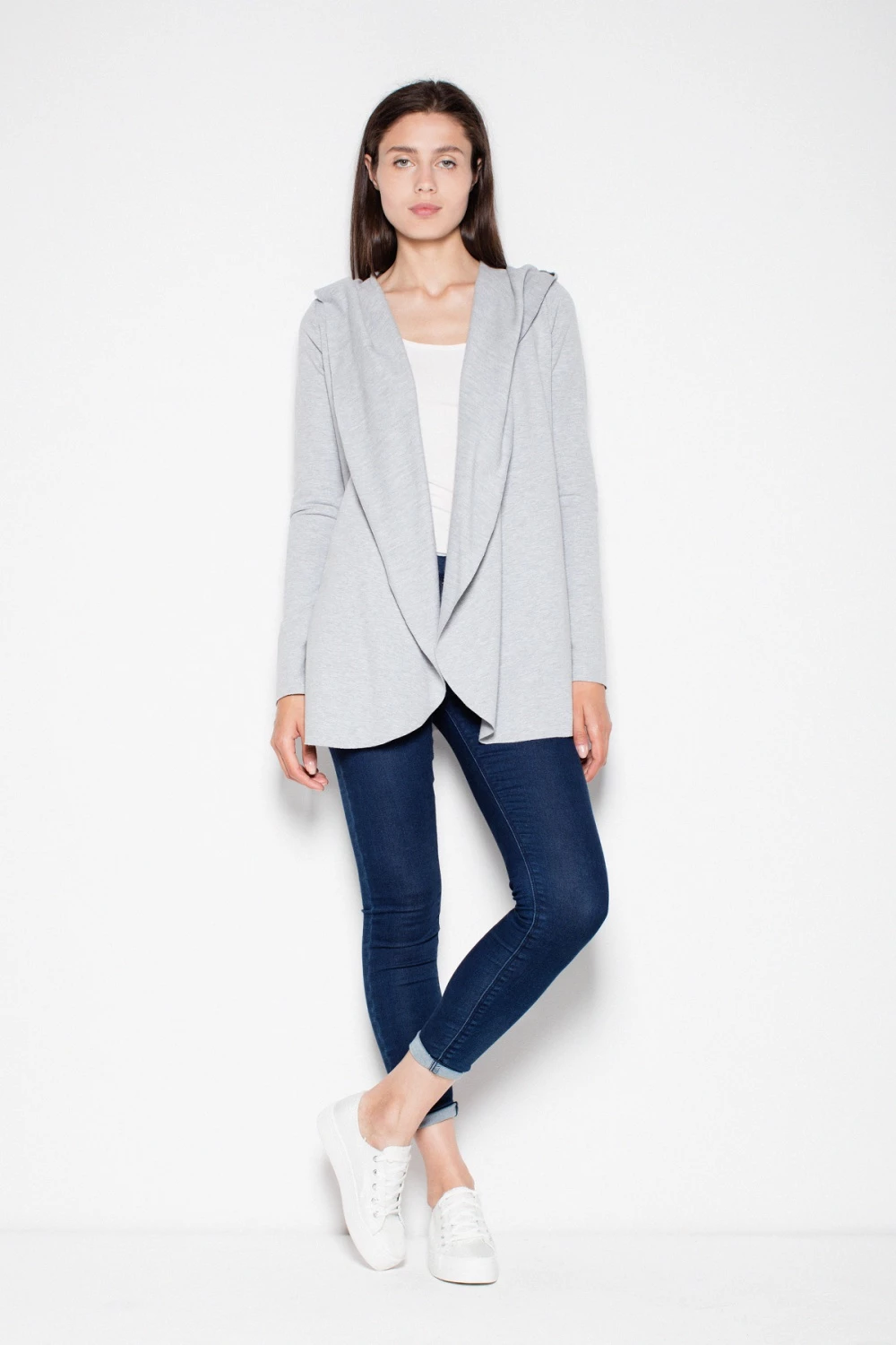 Pulover model 77425 Venaton, siva