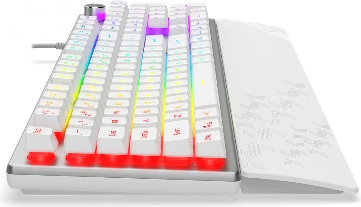 Gaming tipkovnica Frost Silver-White KRUX, RGB