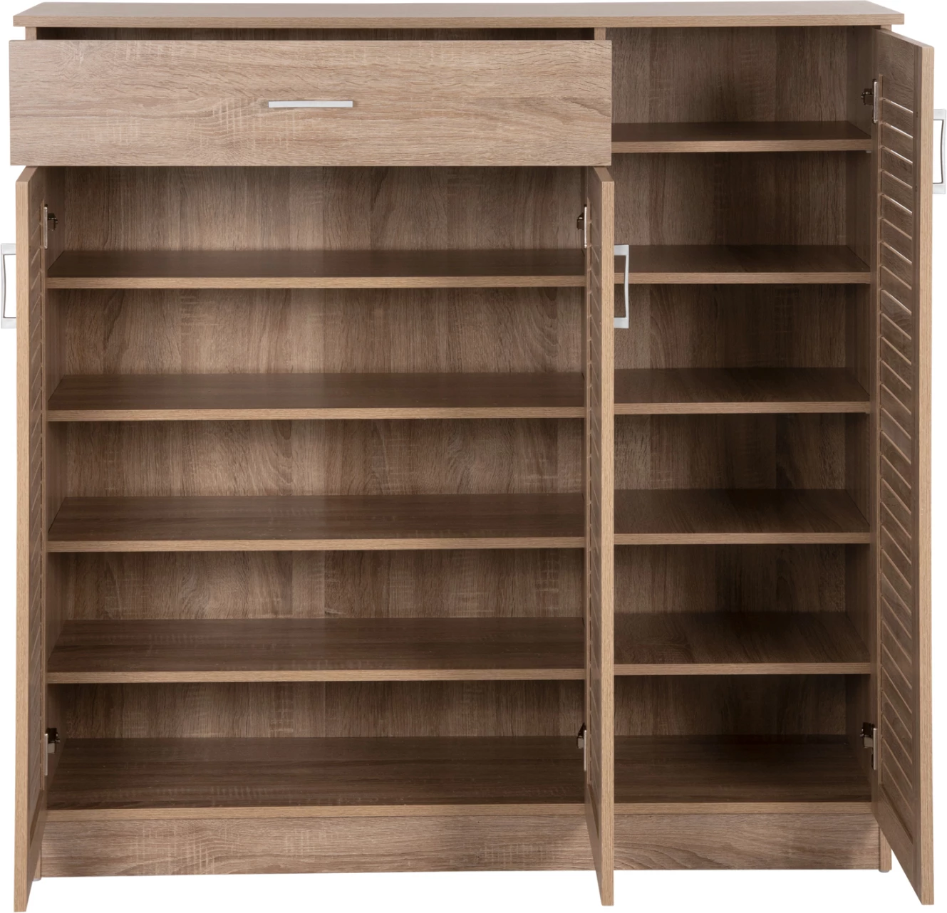 Omara za čevlje PROBY FH9607.02 iz melamina v barvi sonoma 120x37,5x121,5H cm