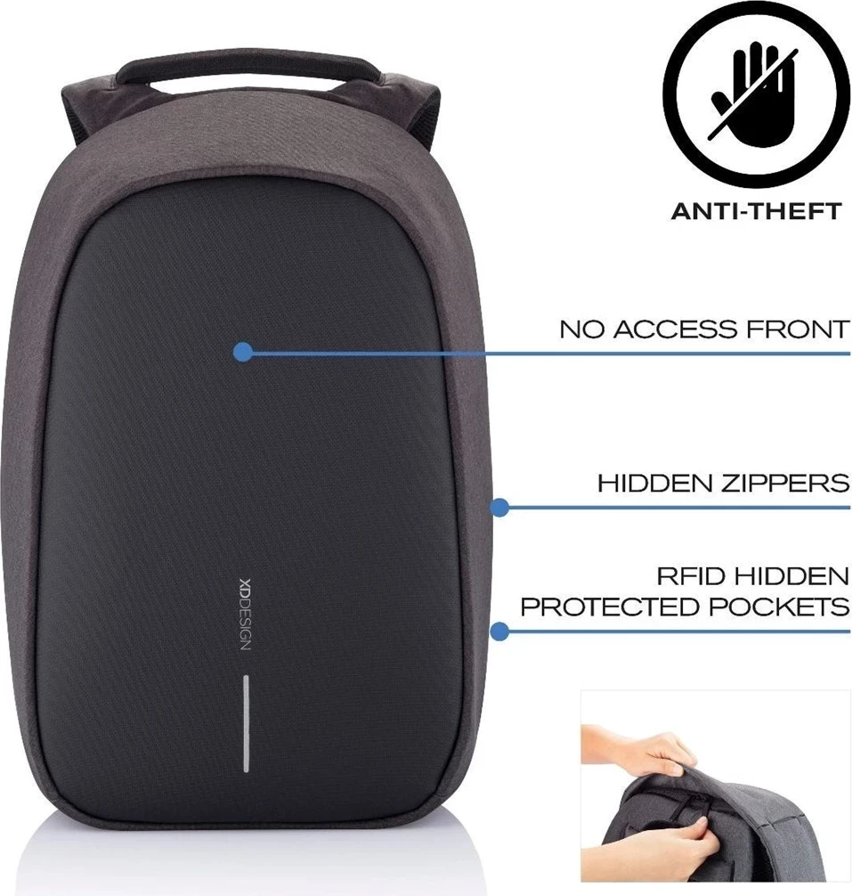 Nahrbtnik za prenosnik XD Design, 17'', črn