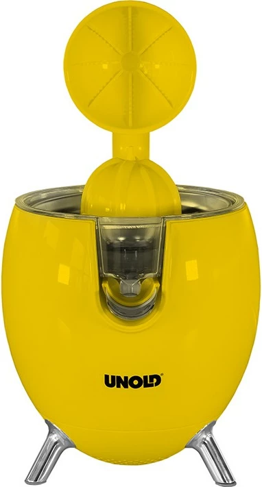 Ročna stiskalnica za agrume Power Juicy Unold, 1100 W, rumena