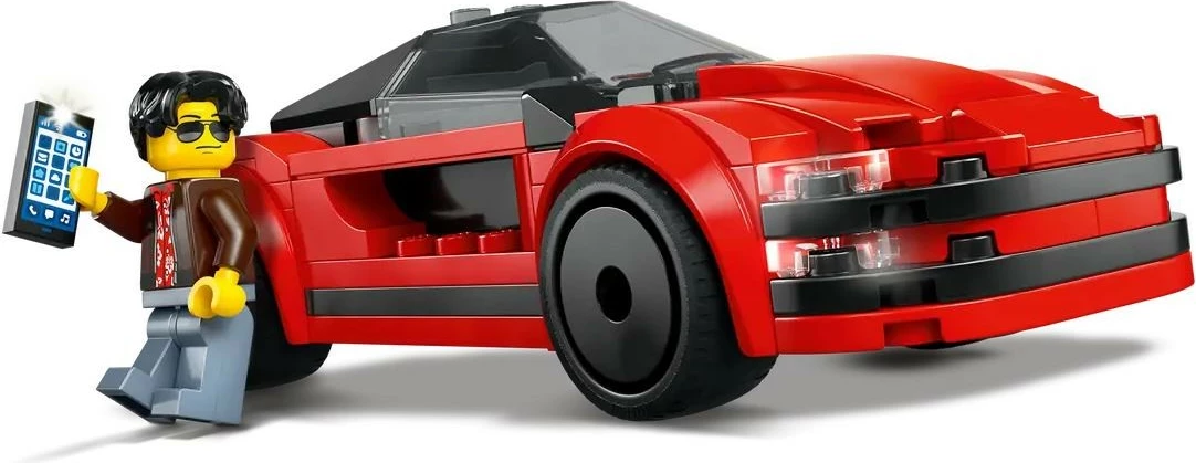 Set rdeč športni avtomobil, LEGO City 60448, 109 delov