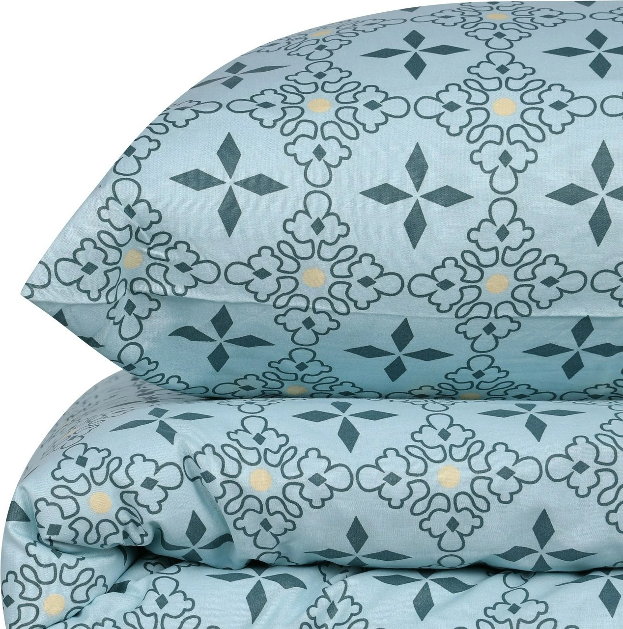 Prevleka za odejo enojna XXL, modra, minimalistična - Ranforce L'essentiel