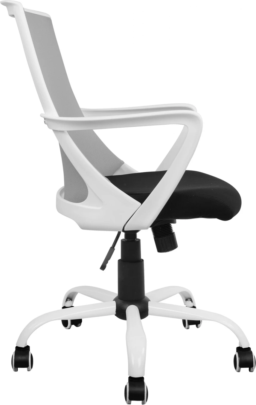 Pisarniški stol FH1053.21 siva z mrežo in kovinsko osnovo 58x59x103 cm