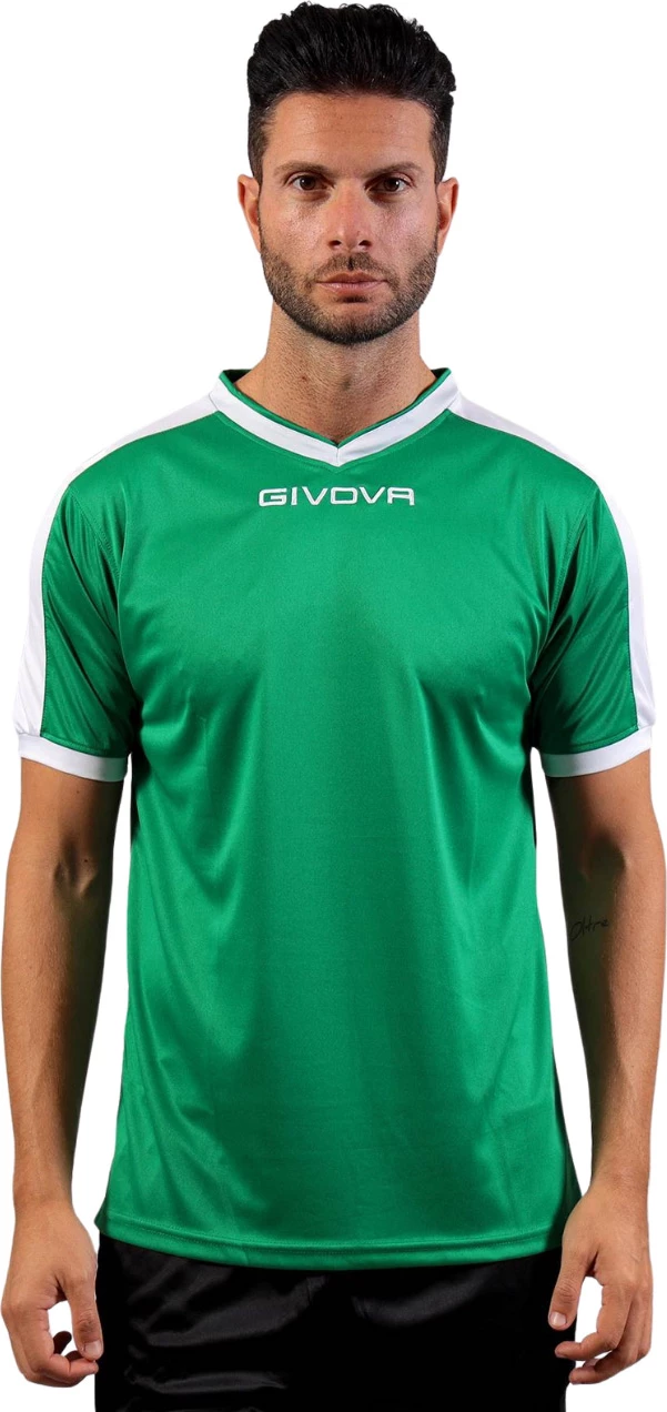Športna majica unisex, Givova Revolution Interlock MAC04 1303, zelena