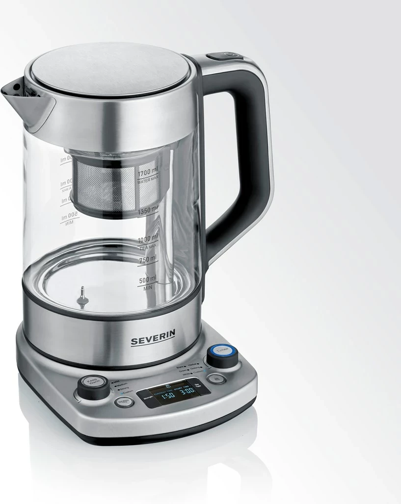 Električni grelnik vode Severin WK 3422, 1,7 L, 3000 W, inox Električni grelnik vode Severin WK 3422, 1,7 L, 3000 W, inox