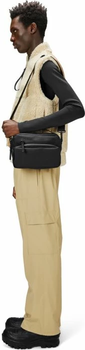 Ramena torba za moške in ženske Rains, črna