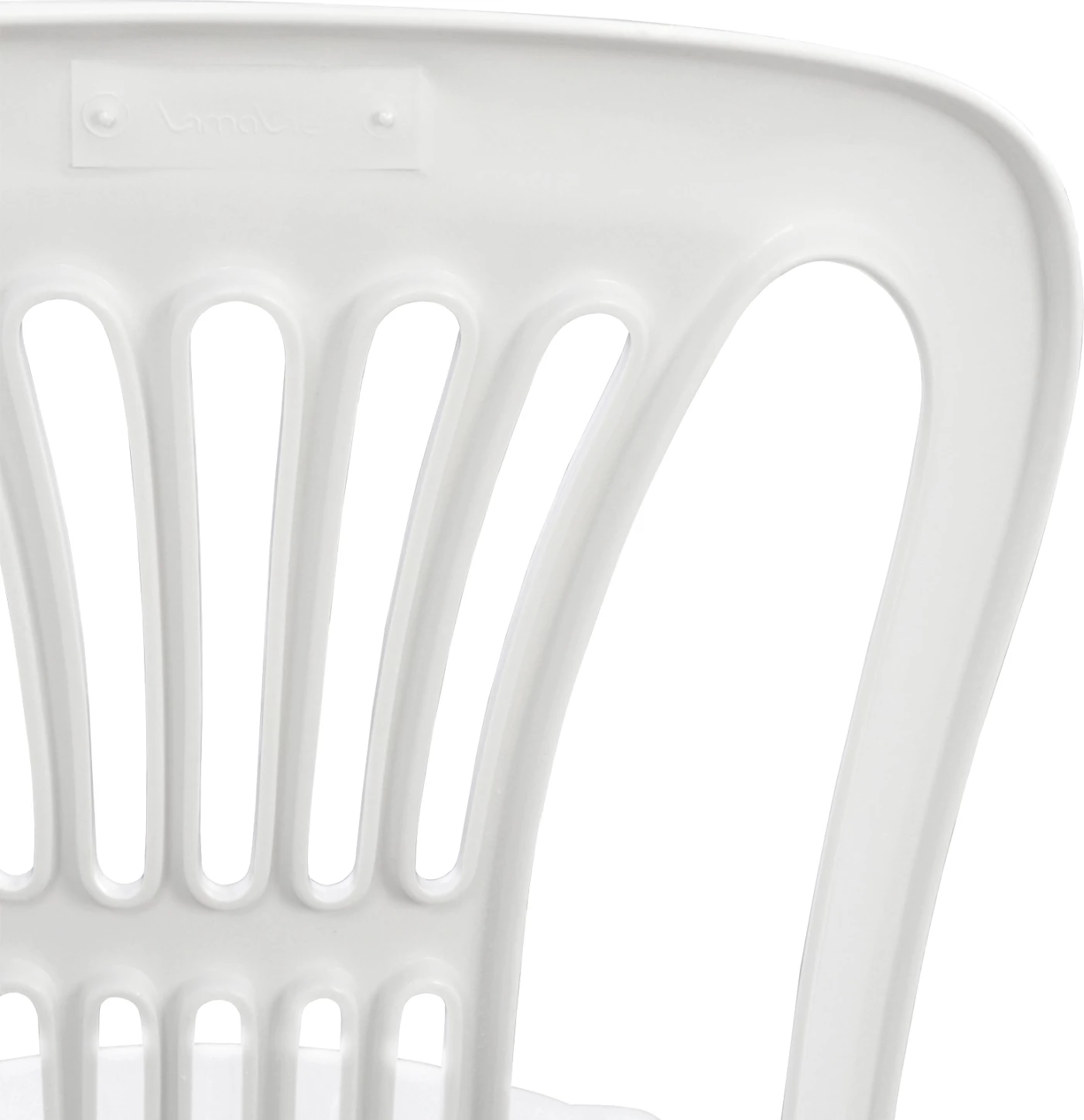 Plastični stol Dunaj beli 303002010 44x50x87 cm