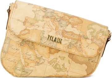 Eleganten ženski vzorčni nahrbtnik Alviero Martini Prima Classe, bež