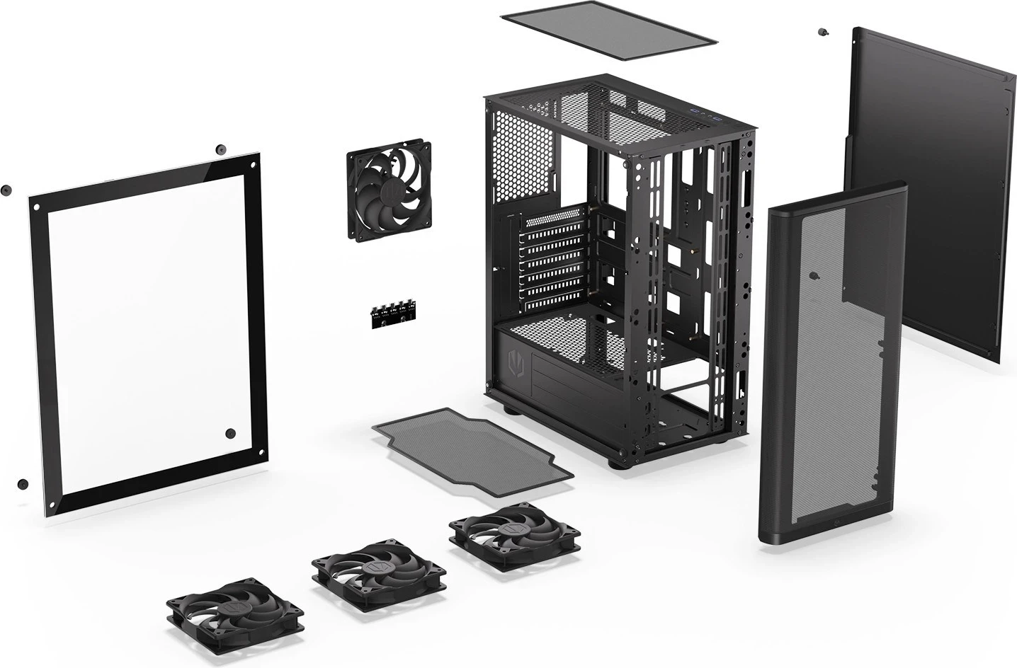 Procesorski hladilnik ENDORFY Ventum 200 Air, črn
