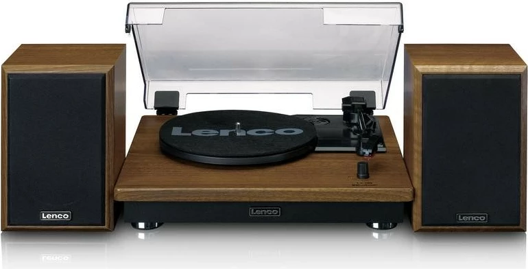 Gramofon Lenco LS-100WD, Bluetooth, 2 zvočnika, les Gramofon Lenco LS-100WD, Bluetooth, 2 zvočnika, les