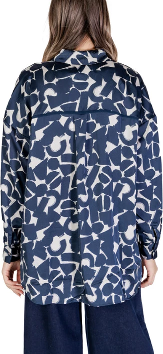 Ženska srajca Ichi, modra