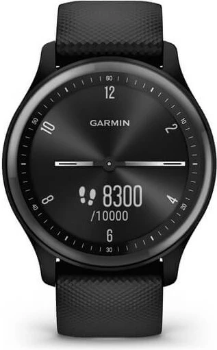 Hibridna pametna ura vívomove Sport, OLED, GPS, črna