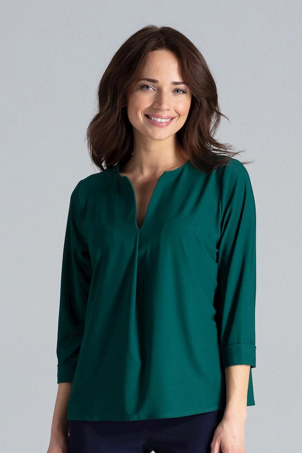 Bluza Lenitif model 133251, zelena