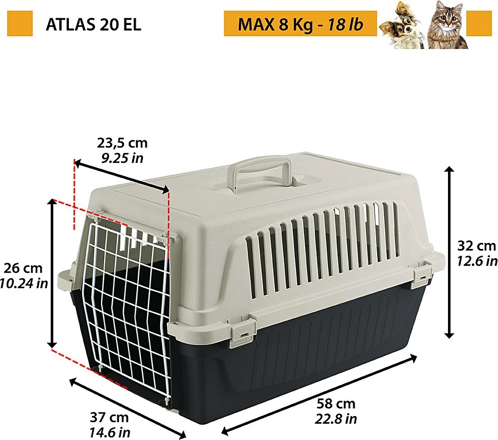 Transportna kletka za živali Ferplast Atlas 20 EL
