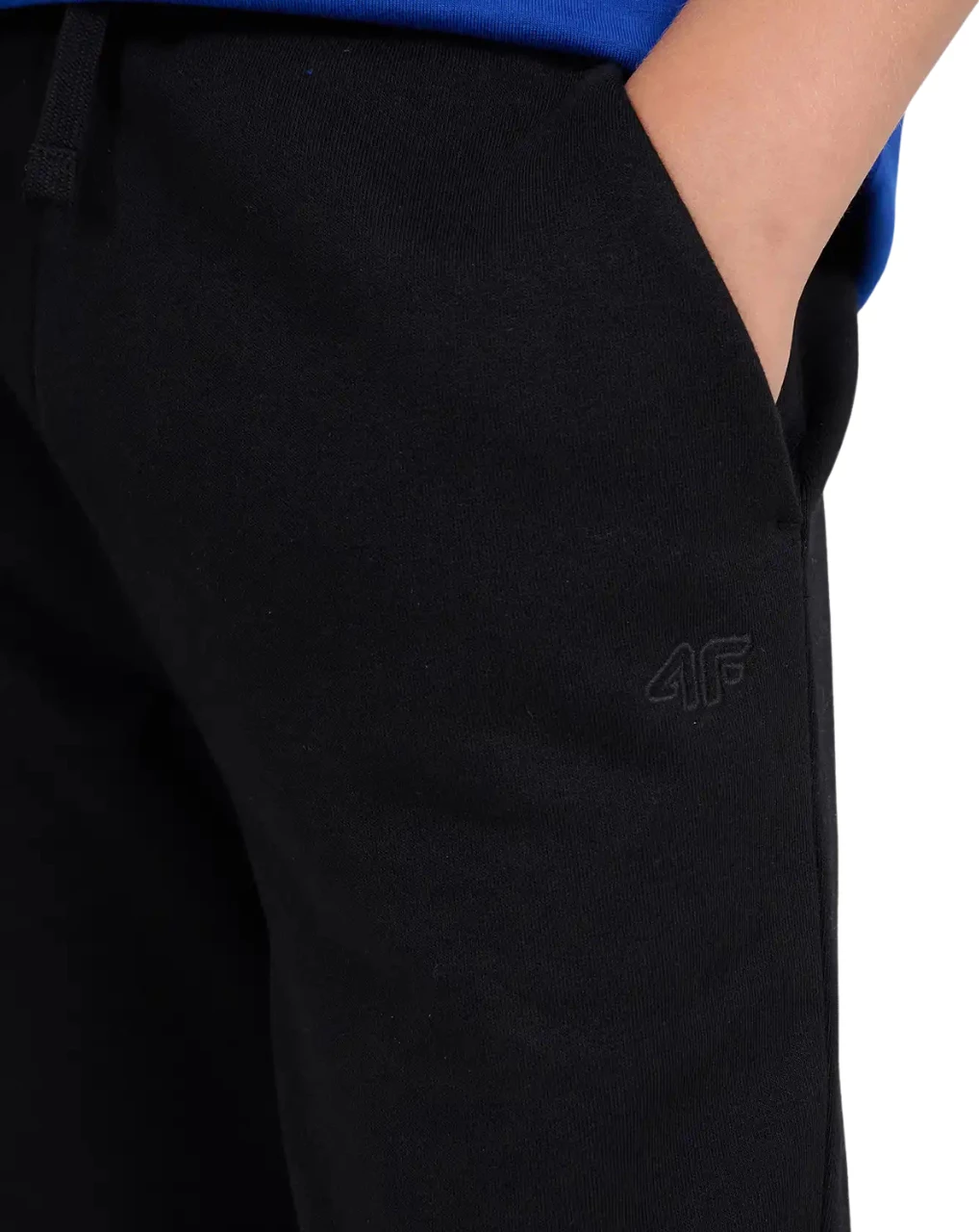 Športne hlače za fante, 4F CAS M1510 Deep Black 4FJWMM00TTROM1510 20S, črne