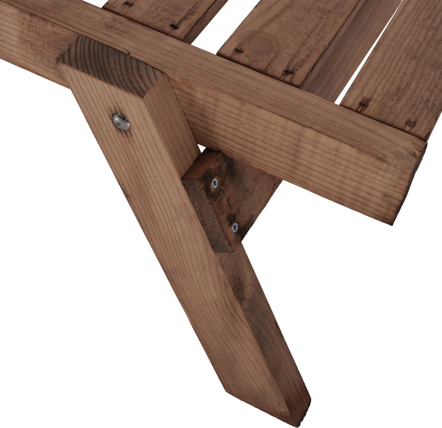 Profesionalni ležalnik FH11431.01 iz jelovine v odtenku oreha 72x196x29-84H cm