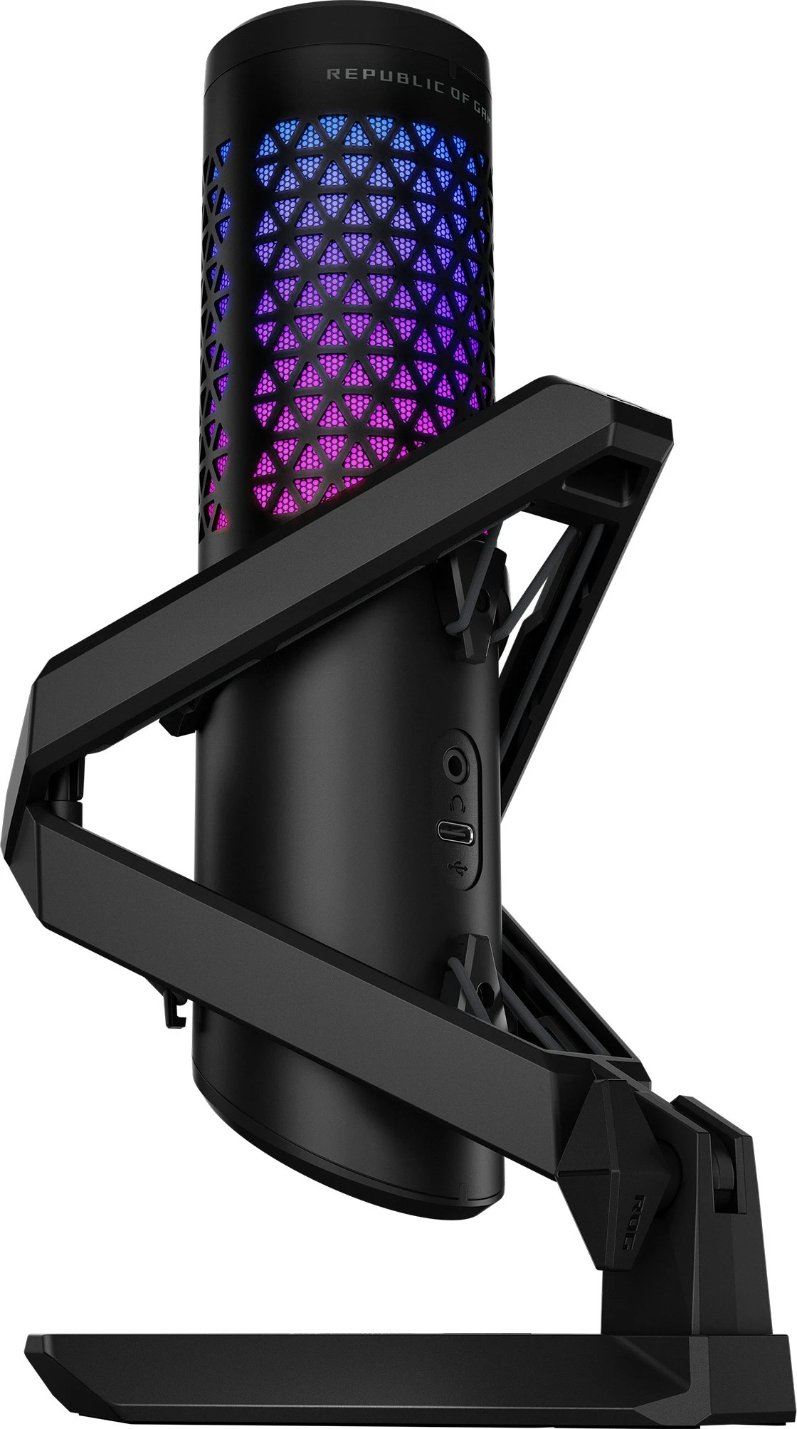 Namizni mikrofon ROG Carnyx ASUS, USB, 24-bit, 192 kHz, črn