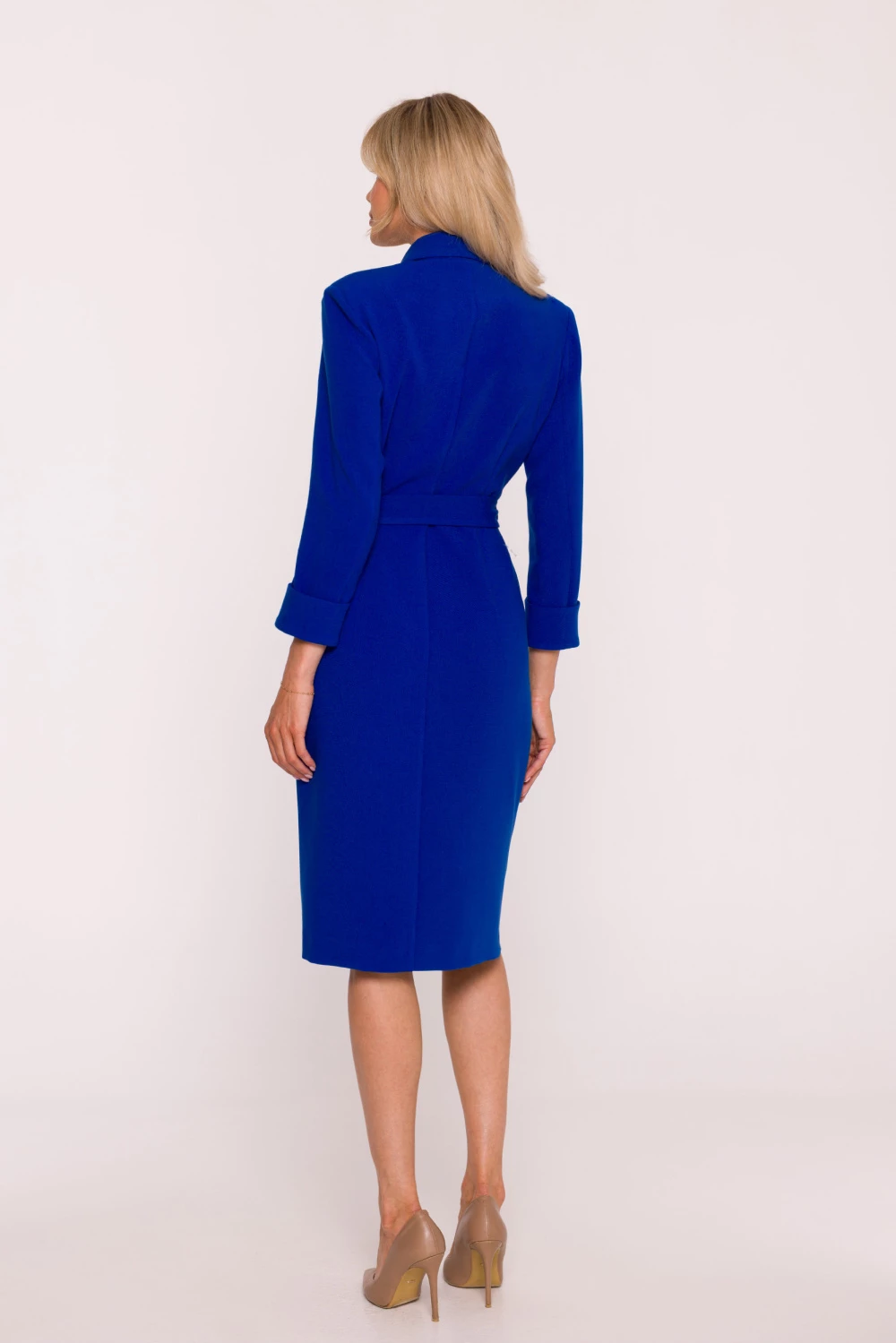 Obleka zavita Stylove 217278, modra