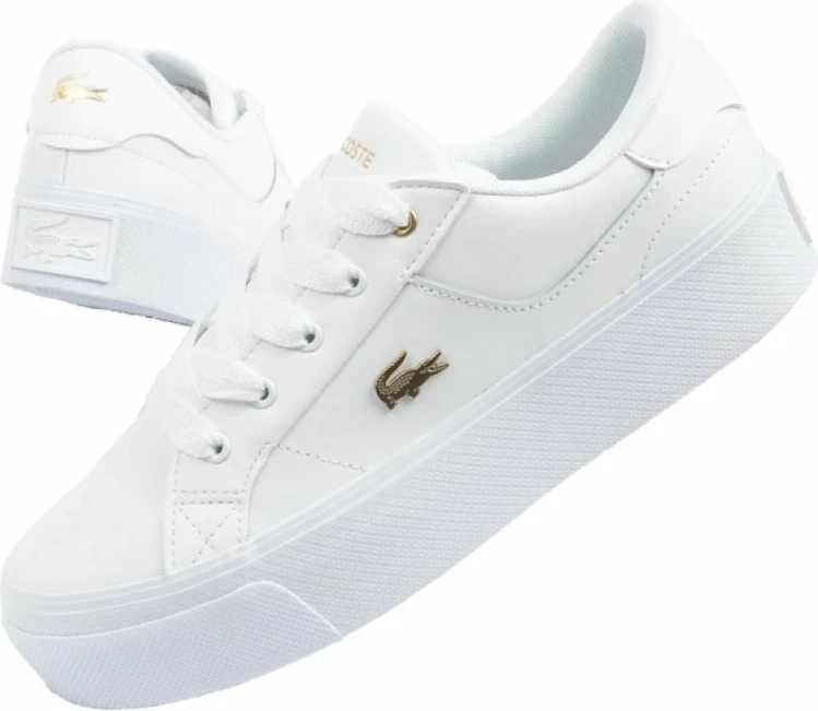 Superge za ženske Lacoste, bele