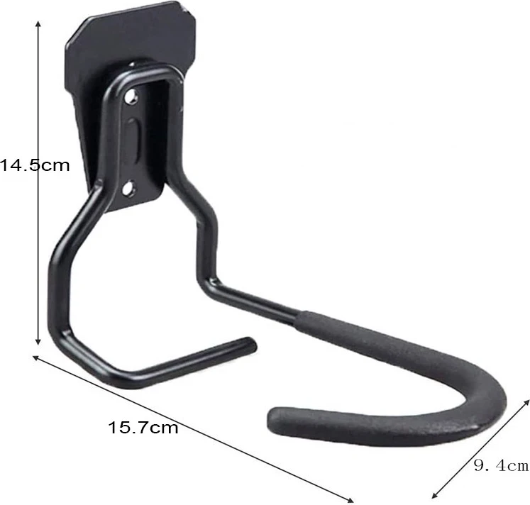 Stenski nosilec za kolo Maclean, črn