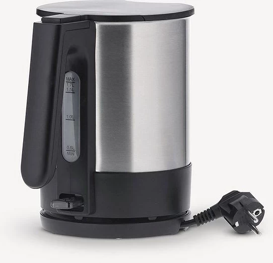 Električni grelnik vode 1,7 L Severin WK 3409, 2200 W, črn/nerjaveče jeklo Električni grelnik vode 1,7 L Severin WK 3409, 2200 W, črn/nerjaveče jeklo