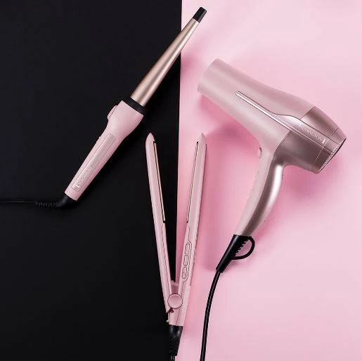 Poravnava las, Remington Coconut Smooth S5901, keramičen, rožnat