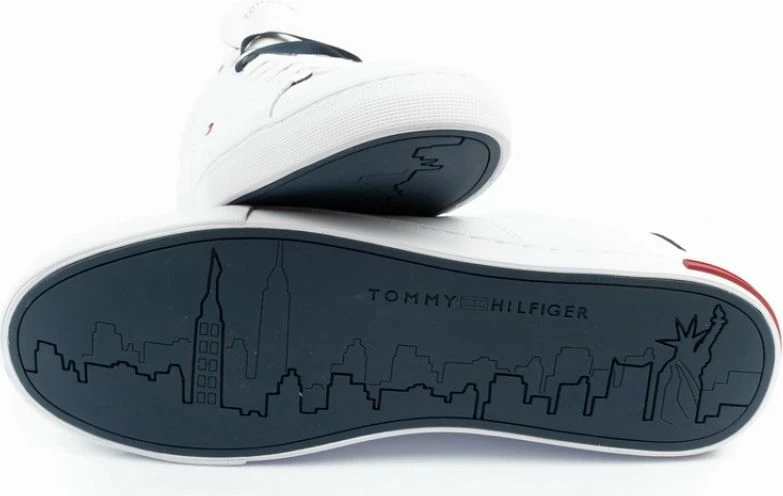 Čevlji za moške, Tommy Hilfiger Essential M FM0FM04047YBR, beli