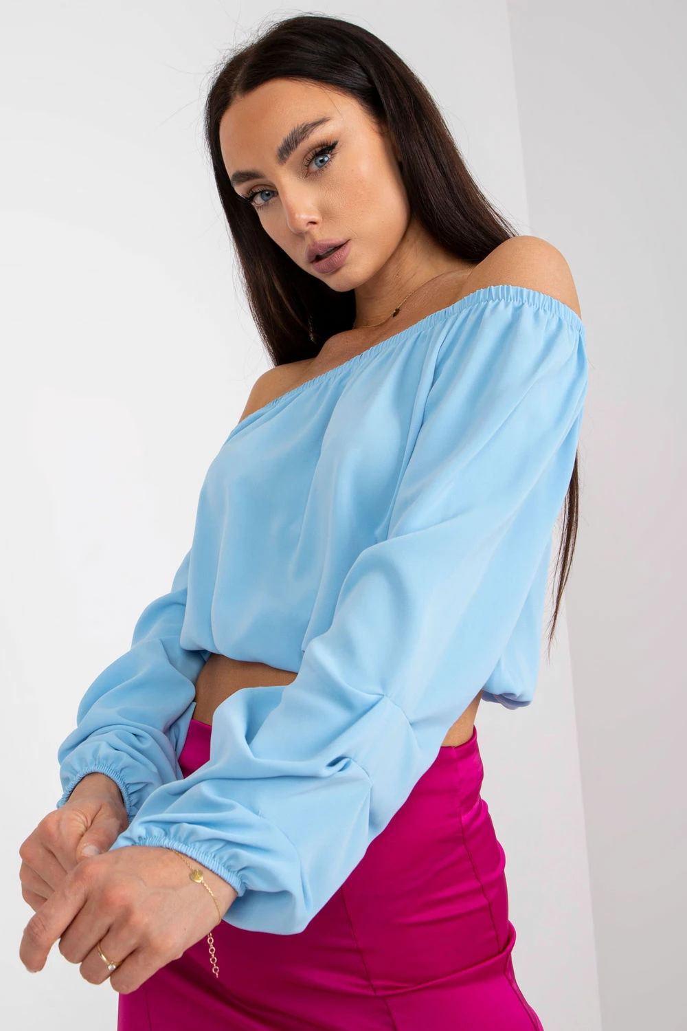 Elegantna bluza Italy Moda 164635, modra