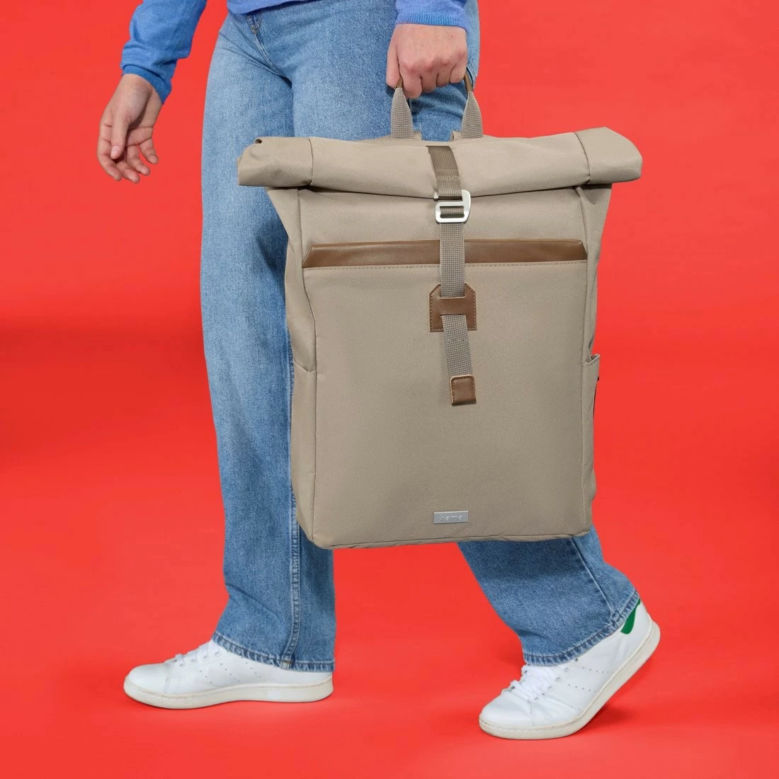 Nahrbtnik za prenosnik Hama Silvan 222025, 16,2 palca, rPET 15–22 L, bež