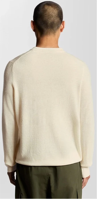 Pulover bež Lyle & Scott za moške