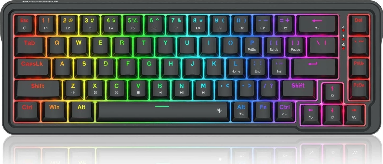 Mehanična tipkovnica Redragon K709-RGB NOVA, RGB, črna