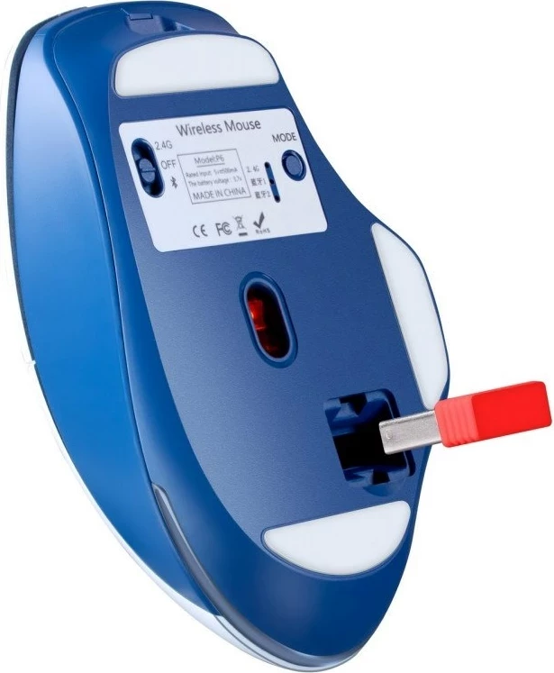 Optični brezžični miš Defender GM-126 TISA, 1600 DPI, 6 gumbov, bela