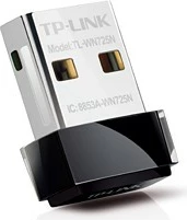 WiFi kartica TP-LINK TL-WN725N Nano USB, 150 Mb/s, črn