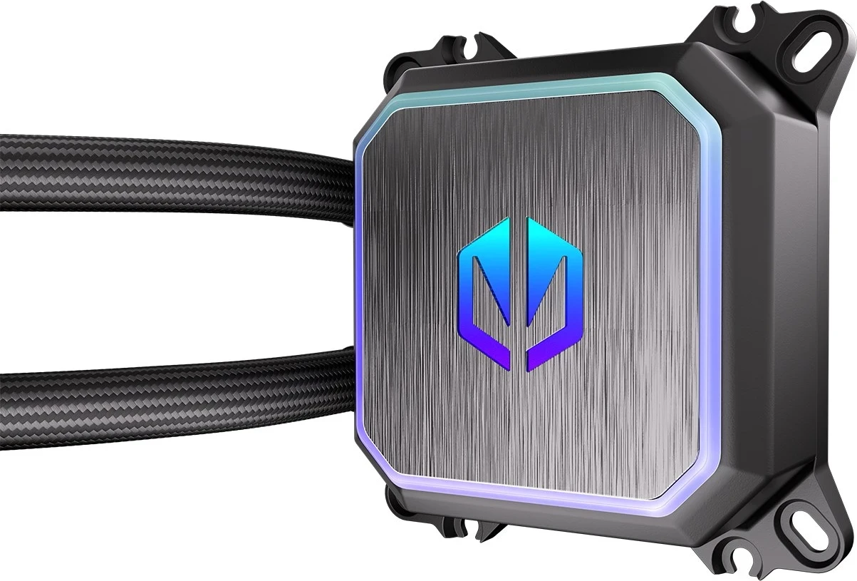 Hladilnik z vodnim hlajenjem za procesor ENDORFY Navis F240 ARGB, 24 cm, črn