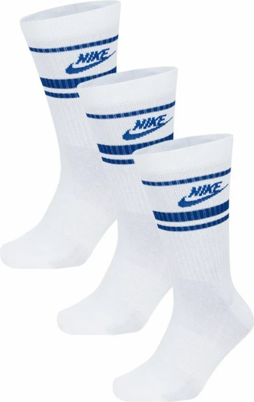 Čarape za moške in ženske Nike, bele in modre