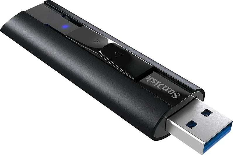 USB 512 GB SanDisk Extreme PRO, USB Type-A 3.2 Gen 1, alumin, črn USB 512 GB SanDisk Extreme PRO, USB Type-A 3.2 Gen 1, alumin, črn