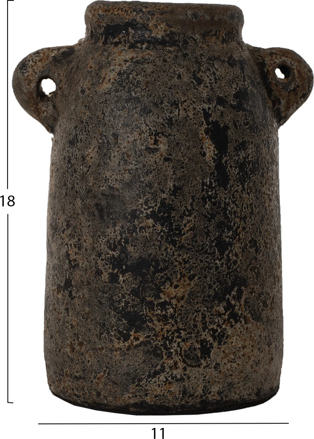 Dekorativne vaze 3 kosi FH7710 starinsko siva terakota